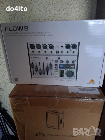Активна система Wharfedale pro Tauros AX8 MBT8 и пулт behringer flow8