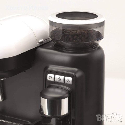 Кафемашина Ariete Espresso Moderna с кафемелачка и ръкохватка еспресо кафе машина, снимка 2 - Кафемашини - 42742460