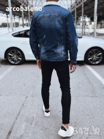 Мъжко изолирано дънково яке, 4цвята , снимка 12 - Якета - 47781394