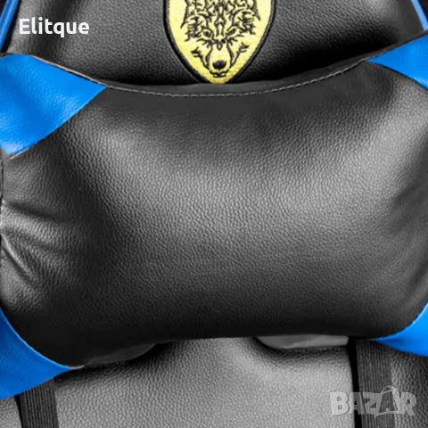 copy of Геймърски стол с регулируема височина, лумбална възглавница и метална основа, снимка 8 - Столове - 53243189