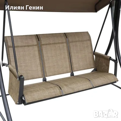 Outsunny 3-местна холивудска люлка, снимка 6 - Градински мебели, декорация  - 55949769