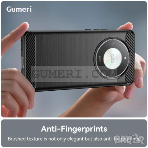 Гръб "Карбон Шарк" за Huawei Honor Magic6 Lite, снимка 6 - Калъфи, кейсове - 44922126