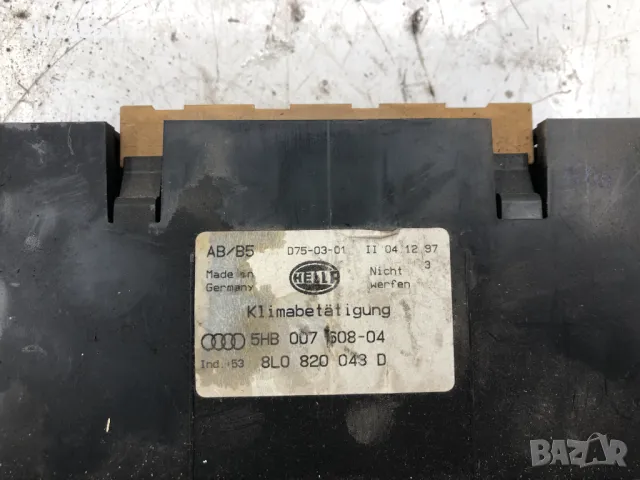 Управление климатроник Audi A3 8l Ауди А3 8л 5HB00760804, снимка 2 - Части - 49298571