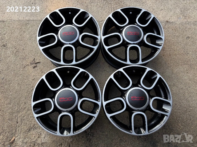 4 броя алуминиеви джанти за Fiat 500 15