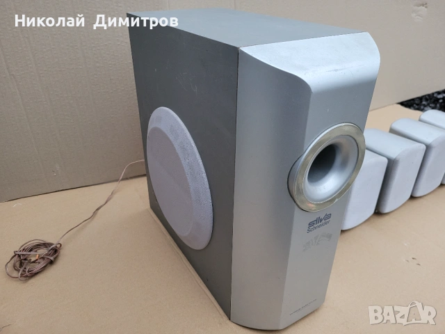 Продавам  субуфер и 5 броя колони Silva Schneider, снимка 2 - Тонколони - 53346089