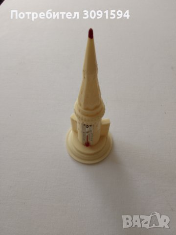 Старинен термометър Съветски термометър Сувенирен термометър Московска Кремълска кула СССР термометъ, снимка 17 - Други ценни предмети - 41596594