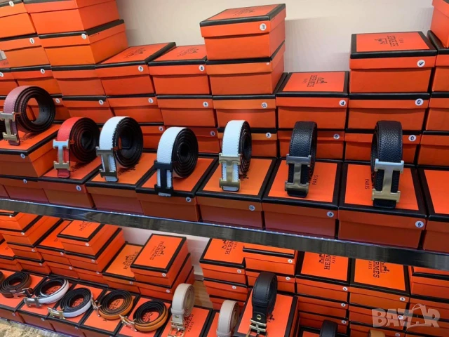 колани от естествена кожа в кутия Dolce&Gabbana louis vuitton guess gucci , снимка 14 - Колани - 51271494