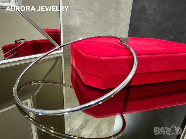 CARTIER Nail Juste un Clou Classic Silver Колие Пирон, снимка 2 - Колиета, медальони, синджири - 53238949