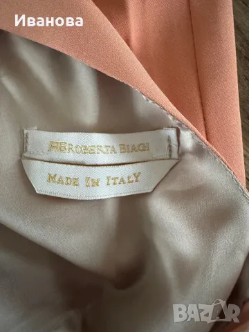 Елегантна рокля Роберта Биаджи, снимка 6 - Рокли - 49297057