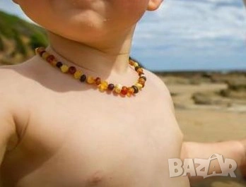 Детски - бебешки герданчета от кехлибар за зъбки и колики, снимка 6 - Други - 53346530