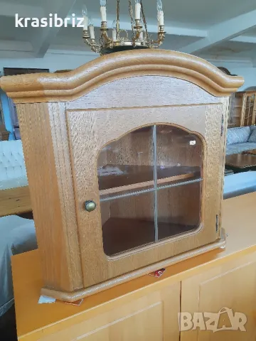 Масивна Малка Ъглова Витрина-внос от Германия!, снимка 2 - Секции и витрини - 47353544