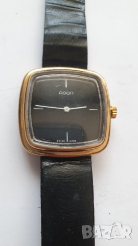 Механичен позлатен часовник Agon, снимка 3 - Антикварни и старинни предмети - 41856984