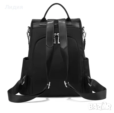 Стилна дамска раница с кожени акценти за всеки ден , снимка 3 - Чанти - 52154008