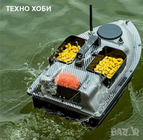 Лодка за захранка карбонова16 точков GPS Bait Boat,12000mа,сонар,сак,зарядно за кола,допълните перки, снимка 8 - Стръв и захранки - 40287043