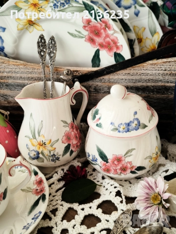 Сервиз Villeroy & Boch – Flora Bella, снимка 9 - Сервизи - 52417762