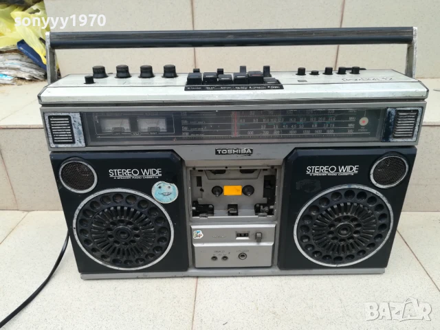 TOSHIBA-СТАР КАСЕТОФОН-MADE IN JAPAN 3105251822, снимка 3 - Радиокасетофони, транзистори - 50497375