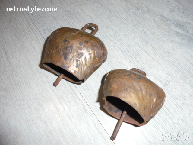 № 7967 две стари метални / железни хлопки , снимка 4 - Други ценни предмети - 53058749