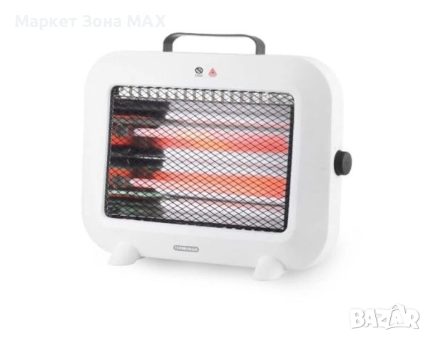 Кварцова Печка TERMOMAX TR8Q 800W Бяла, снимка 2 - Отоплителни печки - 53328686