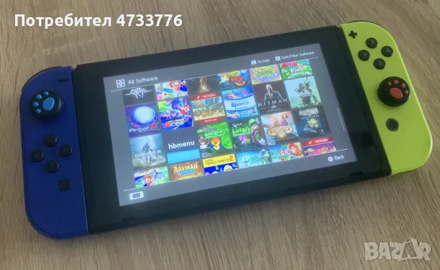 Nintendo Switch с 512gb карта, снимка 3 - Nintendo конзоли - 56338002