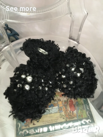 Зимни ефектни чехли 39, снимка 4 - Чехли - 52718170