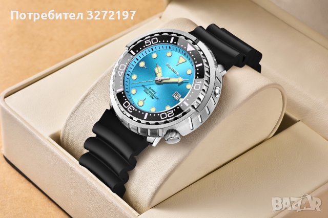 2023 FOXBOX спортен кварцов часовник,водоустойчив,подвижен безел, дата , снимка 1 - Мъжки - 41060578