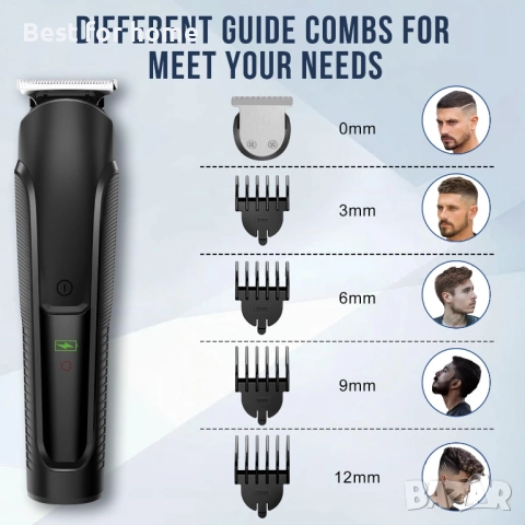 Мъжки тример за брада, снимка 7 - Друга електроника - 52629720