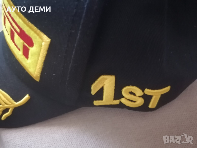 Черна и червена качествена шапка с надпис Пирели Pirelli марка гуми на атомобил, снимка 4 - Аксесоари и консумативи - 36268294