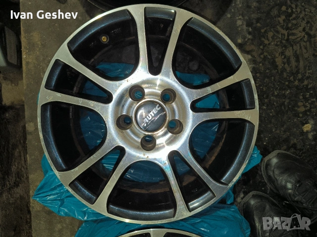 Алуминиеви Немски Джанти 5/100/15, снимка 2 - Гуми и джанти - 53611417
