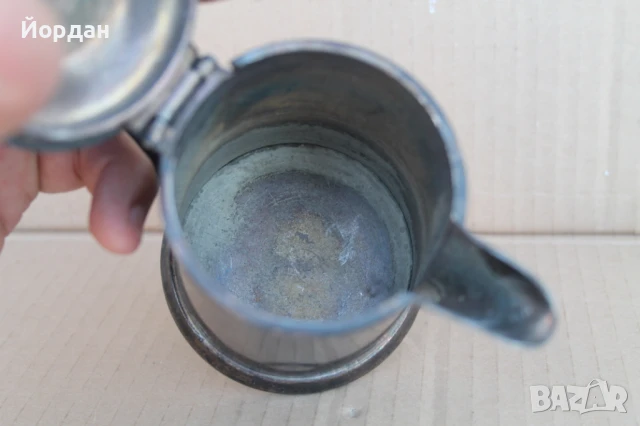 Посребрена кана за кафе/чай, снимка 10 - Антикварни и старинни предмети - 50954529