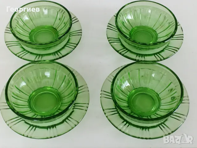 Сервиз сладко,купи,чинии цветно стъкло Сервиз кафе,порцеланови кани мляко., снимка 4 - Чинии - 49462026