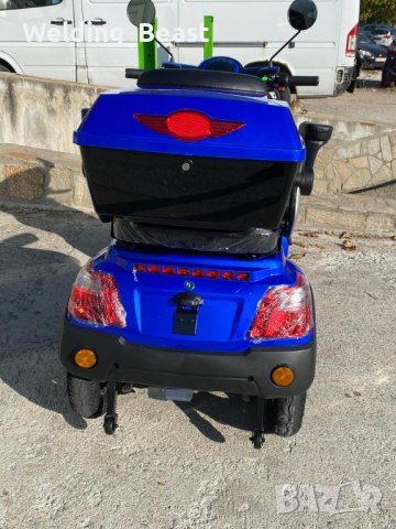 Електрическа Четириколка Famozna LUX 1500W/60V/20Ah - Синя, снимка 7 - Мотоциклети и мототехника - 39295788