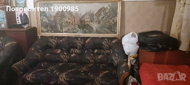 Гарнитура с фотьойли, снимка 2 - Дивани и мека мебел - 51806991
