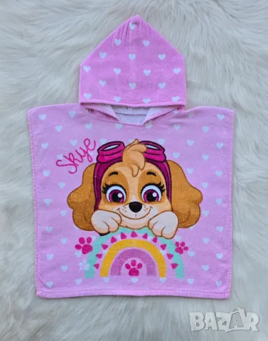 Детско пончо Skye PAW Patrol 1-4 години, снимка 6 - За банята - 50271431
