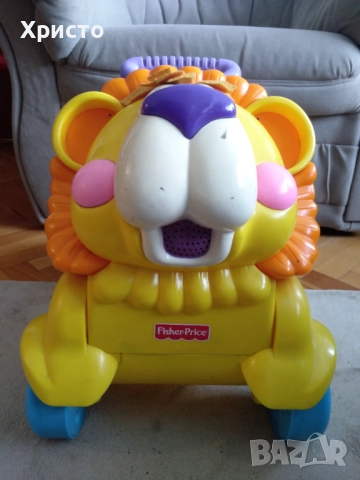 Продавам детска проходилка/играчка лъв Fisher-Price., снимка 3 - Други - 52849149