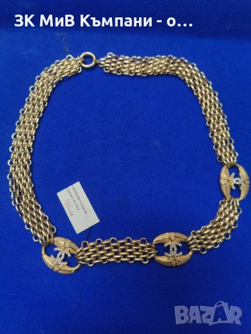 Златно дамско колие 30.26гр-14к, снимка 1