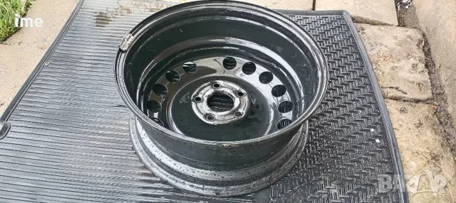 1бр. железна джанта 6.5J16 ET37. 5x110мм. Свалена от Opel Astra H. Внос от Германия., снимка 2 - Гуми и джанти - 49911753