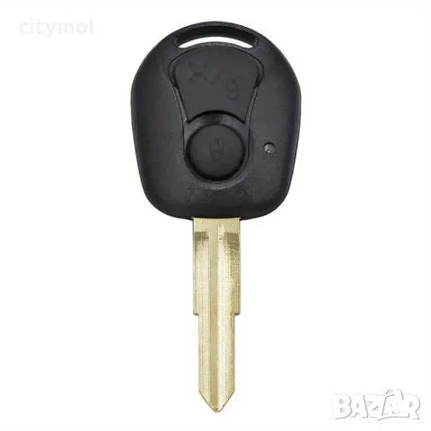 Кутийка за ключ с 2 бутона, за SsangYong Actyon, Kyron, Rexton с острие SSAA-1P