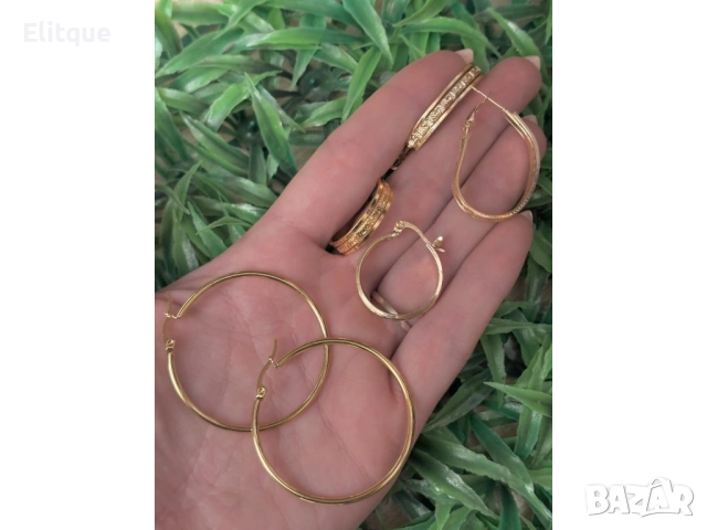 ✨ Три чифта обеци от медицинска стомана