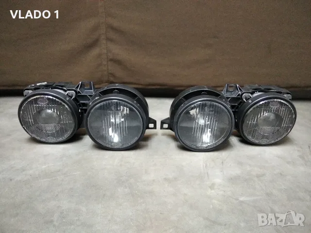 Фарове бмв Е30 бош хела Черна Опушена BMW E30 BOSCH HELLA Black Smoked