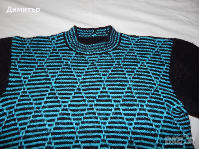 Мъжки пуловер плетиво ХЛ размер, снимка 5 - Пуловери - 52039864