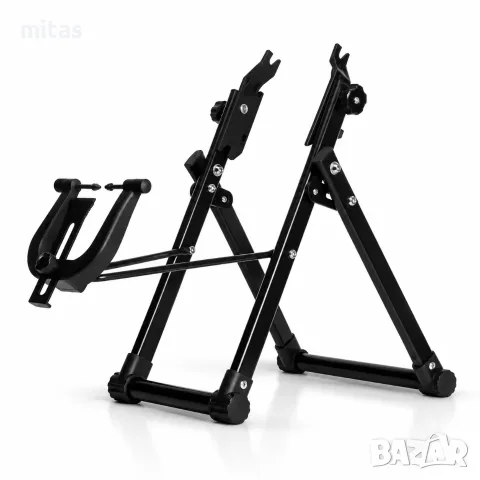 Стенд за центроване на велосипедни капли MARTAR, Стоманен, Настолен, 16"–29", снимка 4 - Аксесоари за велосипеди - 52259743