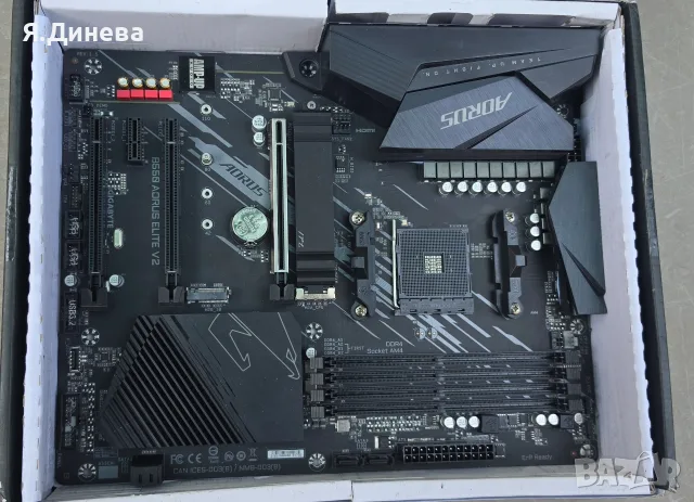 Дъно за компютър Gigabyte B550 DDR4, снимка 4 - Дънни платки - 56112655