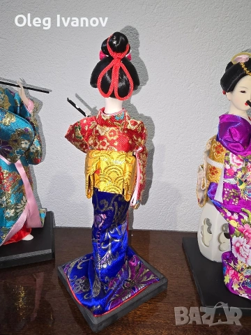 японска кукла гейша, снимка 5 - Кукли - 53243896