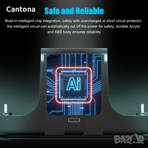 Докинг станция за Nintendo Switch, станция за зареждане 6 в 1 - Joy-Con, Switch и Pro контролери, снимка 6 - Аксесоари - 39342587