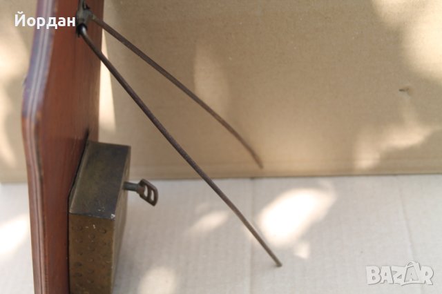 Европейска икона с латерна и дърво с месинг, снимка 8 - Антикварни и старинни предмети - 41855826