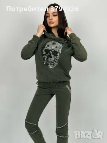 Дамски комплект горнище и долнище COCO BIANCA, снимка 2 - Комплекти - 47305955