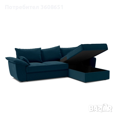 Ъглов разтегателен диван SASHA, снимка 4 - Дивани и мека мебел - 51516033