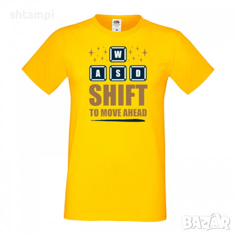 Мъжка тениска WASD Shift To Move, снимка 11 - Тениски - 36196151