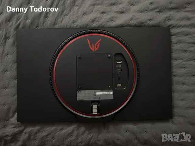 Геймърски монитор LG UltraGear 24GN600-B (24", 144Hz, 1ms IPS) – Пълен комплект, снимка 3 - Монитори - 55891431