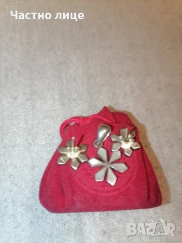 Намален сребърен комплект , снимка 3 - Бижутерийни комплекти - 50789289